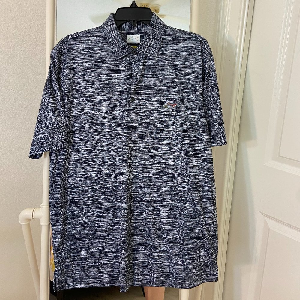 Greg Norman Mens Collared Golf Shirt Size Large